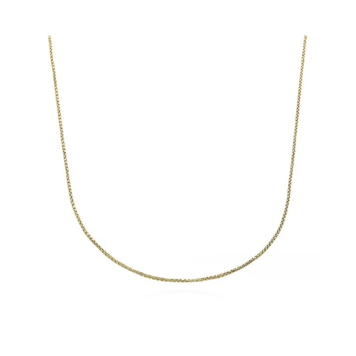 Made In Italy 14k Yellow Gold Round Box Chain
