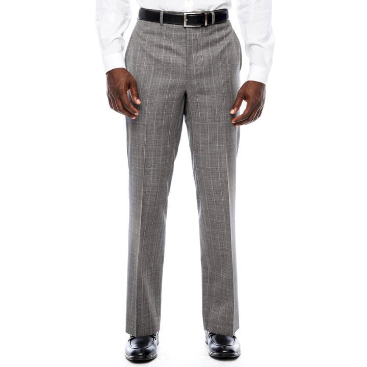 Collection By Michael Strahan Grid Classic Fit Suit Pants
