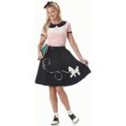 50's Hop With Poodle Skirt Adult Costume