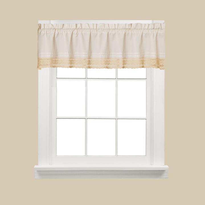 Saturday Knight Heritage Rod-pocket Tailored Valance