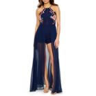 Premier Amour Sleeveless Embroidered Maxi Dress