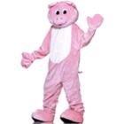 Pig Plush Economy Mascot Adult Costume - One-size