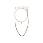 Decree Womens 32 Inch Clear Link Necklace