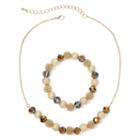 Mixit&trade; Gold-tone Bead Bracelet And Necklace Set