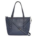 Louis Cardy Front Woven Detail Double Handle Tote Bag