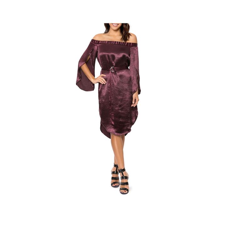 T.d.c Off-the-shoulder Sheath Dress