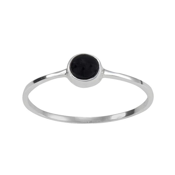 Itsy Bitsy&trade; Sterling Silver Onyx Ring