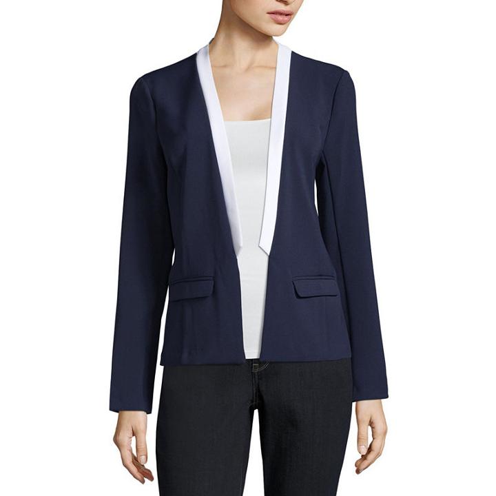 Project Runway Long Sleeve Contrast Blazer