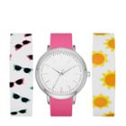 Mixit Womens Multicolor Strap Watch-fmdjps099