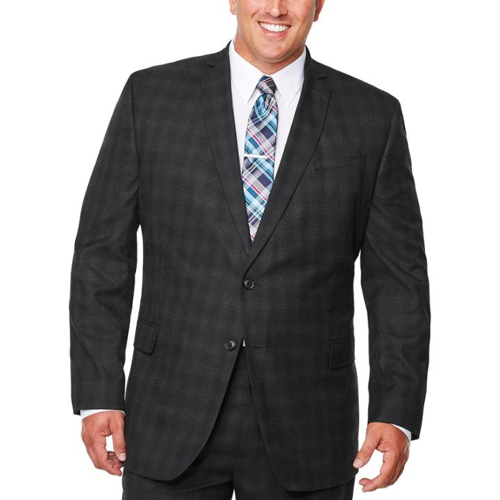 J.ferrar Woven Suit Jacket Big And Tall