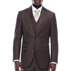 Steve Harvey Brown Shantung Suit Jacket