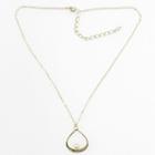 Vieste Rosa Prl 0518 Modern Pearl Womens White Brass Pendant Necklace