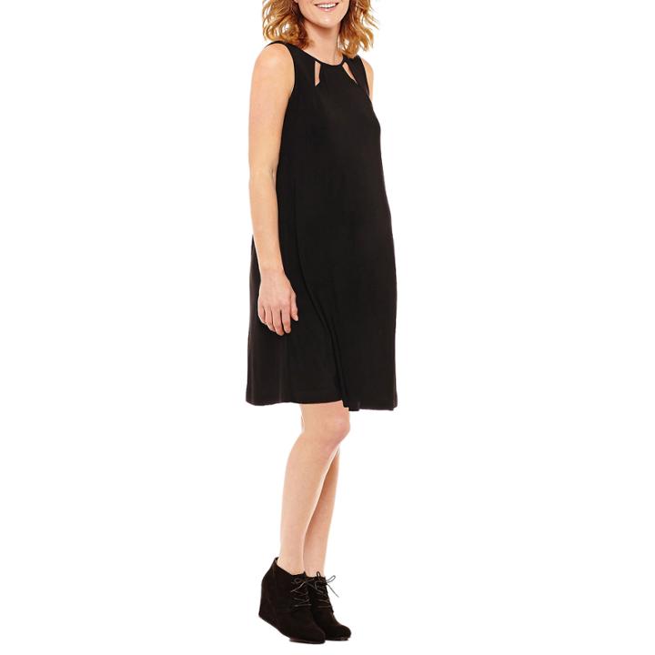 Tiana B Sleeveless Keyhole Dress