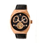 Heritor Oxford Mens Black Strap Watch-herhr5505
