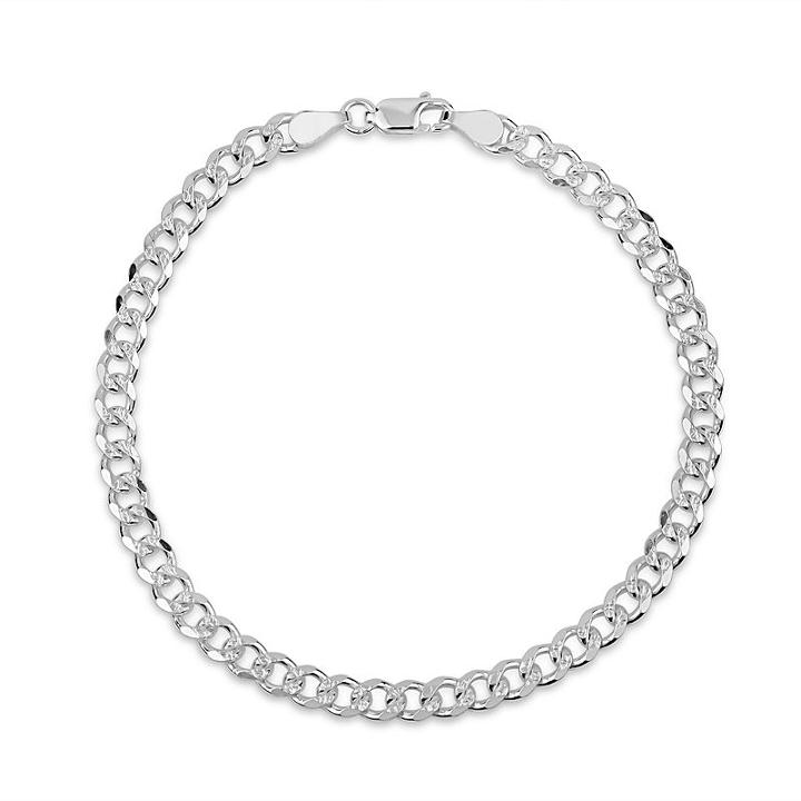 Made In Italy Solid Curb 30 Inch Chain Necklace