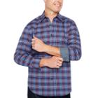 Society Of Threads Long Sleeve Checked Button-front Shirt