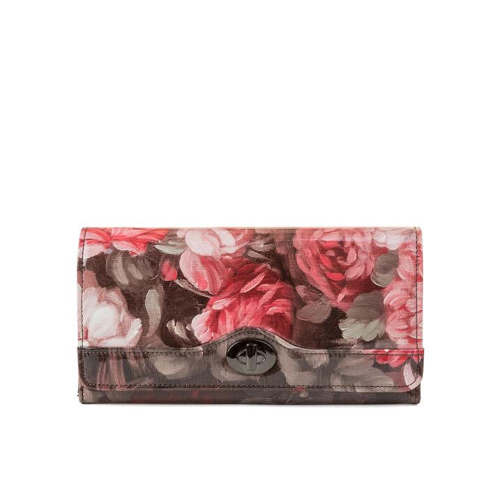 Mundi File Master Romantic Floral Rfid Blocking Accordian Wallet