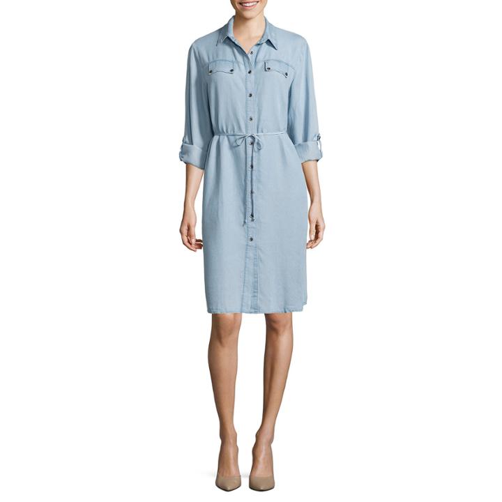 Ronni Nicole Long Sleeve Shirt Dress