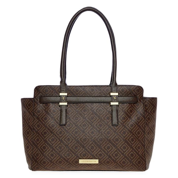 Liz Claiborne Tuxedo Tote Bag