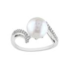 Freshwater Pearl & Diamond-accent 10k Ring