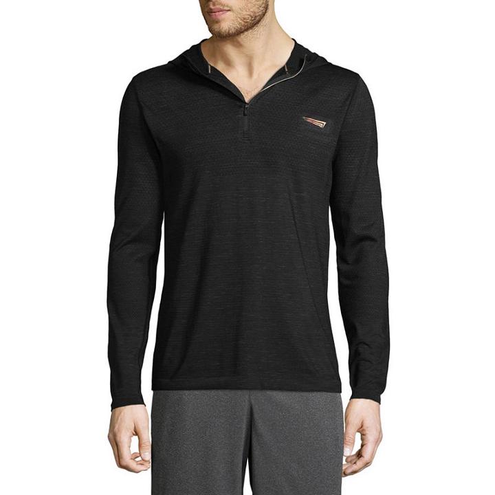 Copper Fit Long Sleeve Jersey Logo Hoodie