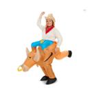 Ride A Bull Inflatable Adult Costume - One Size Fits Most