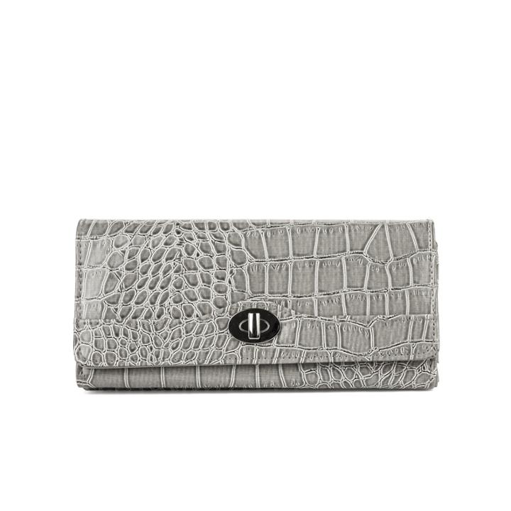 Mundi File Master Matte Croco Wallet