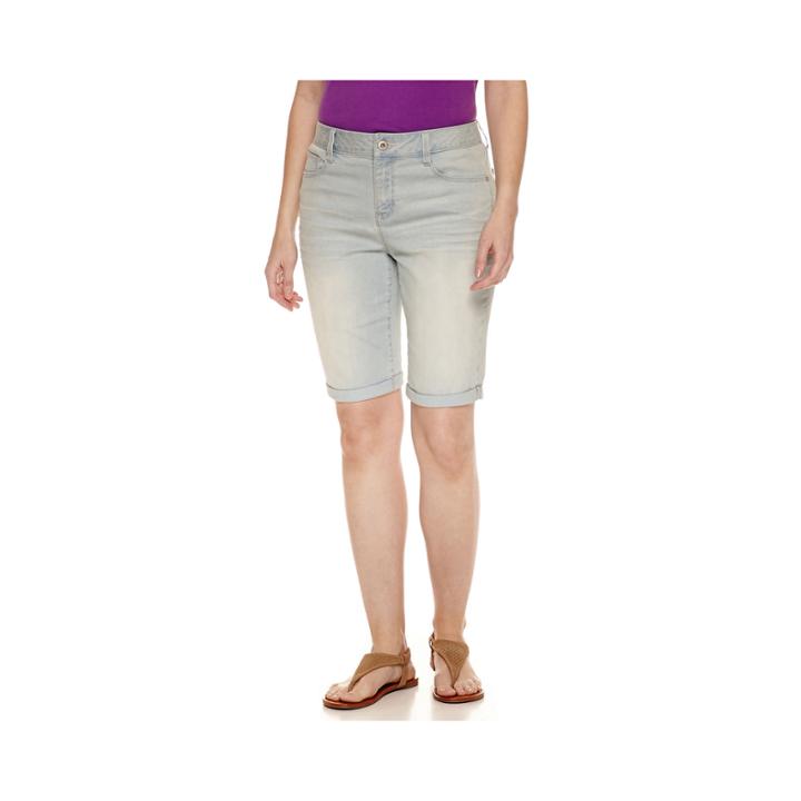 St. John's Bay Denim 11 Bermuda Shorts
