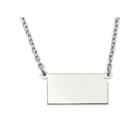 Personalized Sterling Silver Kansas Pendant Necklace