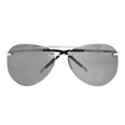 Simplify Sunglasses Rimless Aviator Sunglasses-womens