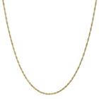 10k Gold Solid Singapore 16 Inch Chain Necklace