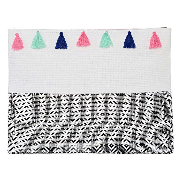 Mixit Diamond Straw Fashion Pouch