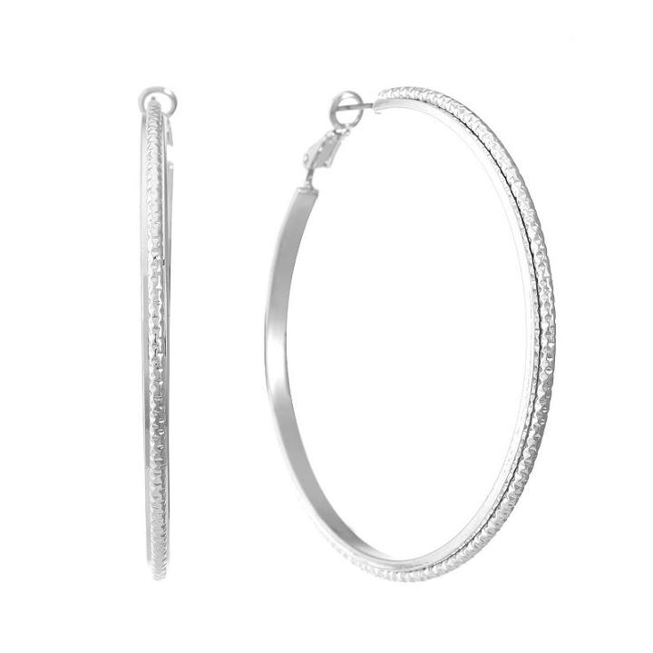 Gloria Vanderbilt 38.4mm Hoop Earrings