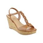 Liz Claiborne Keira T-strap Wedge Sandals