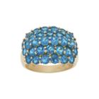 Limited Quantities Genuine Neon Apatite 10k Yellow Gold Ring
