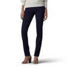 Lee Slim Fit Straight Leg Jeans-petites