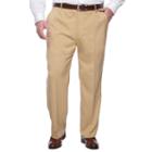 Van Heusen Traveler Stretch Dress Pant Flat Front Pants-big And Tall