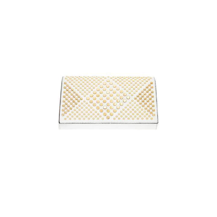 Fashion To Figure Goldie Studded Faux Leather Clutch