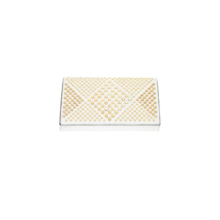 Fashion To Figure Goldie Studded Faux Leather Clutch