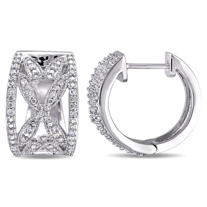 1/4 Ct. T.w. White Diamond Ear Cuffs