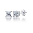 Classic 1/4 Ct. T.w. Princess White Diamond 14k Gold Stud Earrings