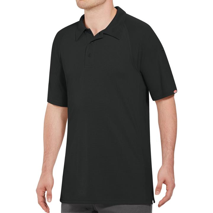 Red Kap Wrinkle Resistant Short Sleeve Solid Knit Polo Shirt Big
