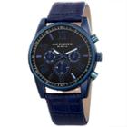 Akribos Xxiv Mens Blue Strap Watch-a-911bu