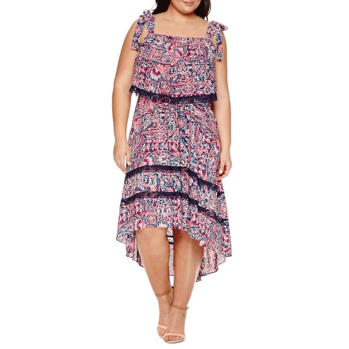 Boutique + Sleeveless Maxi Dress-plus