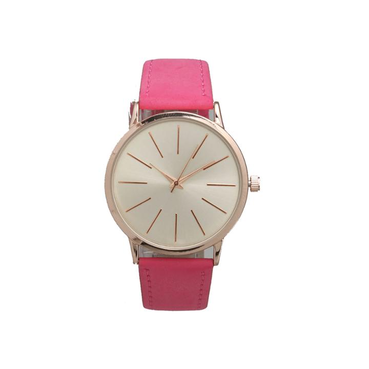 Olivia Pratt Womens Pink Strap Watch-16243