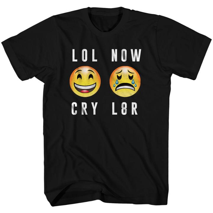 Laugh Cry Emoji Short-sleeve Tee