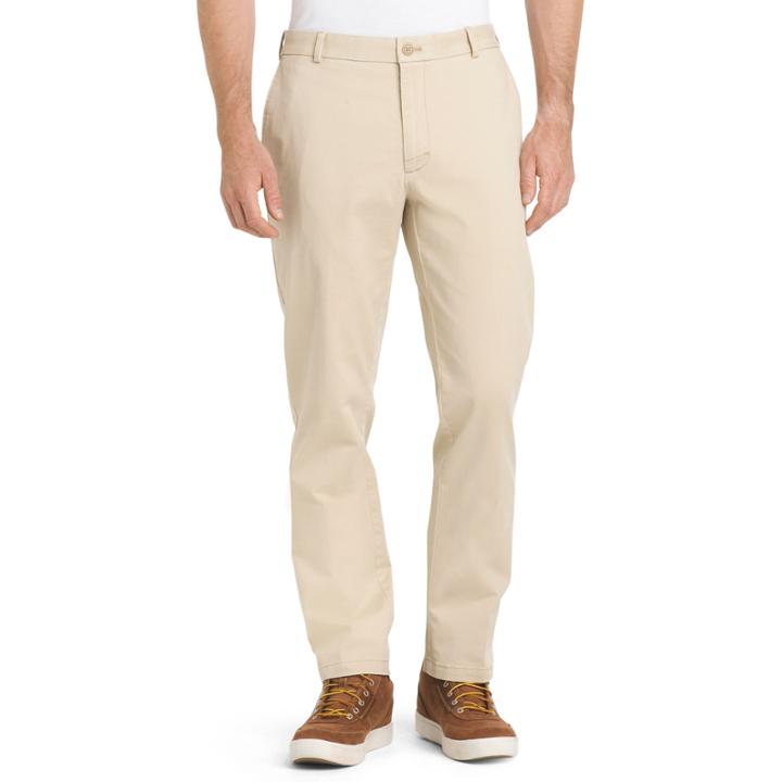 Izod Slim Fit Flat Front Pants