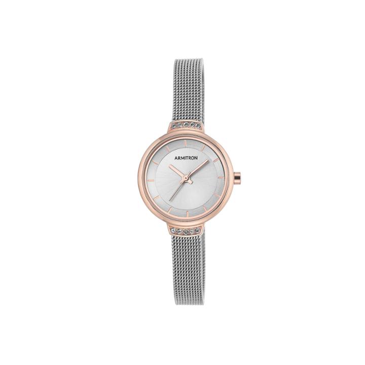 Armitron Now Womens Silver Tone Watch -75/5476svtr