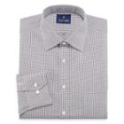 Stafford Executive Non-iron Cotton Pinpoint Oxford Big And Tall Long Sleeve Plaid Dress Shirt