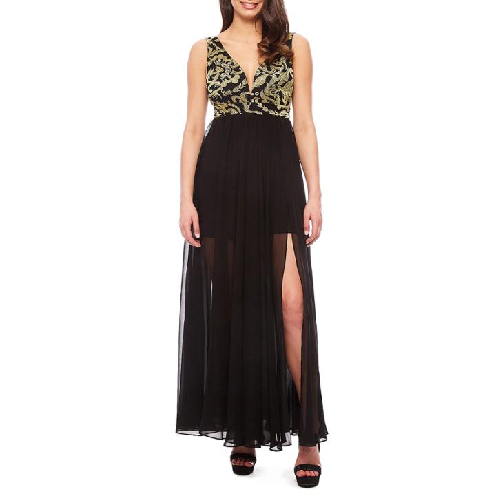 Renn Sleeveless Evening Gown